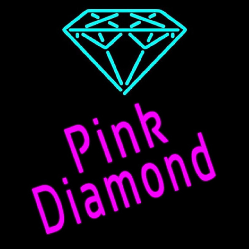 Pink Diamond Neon Skilt