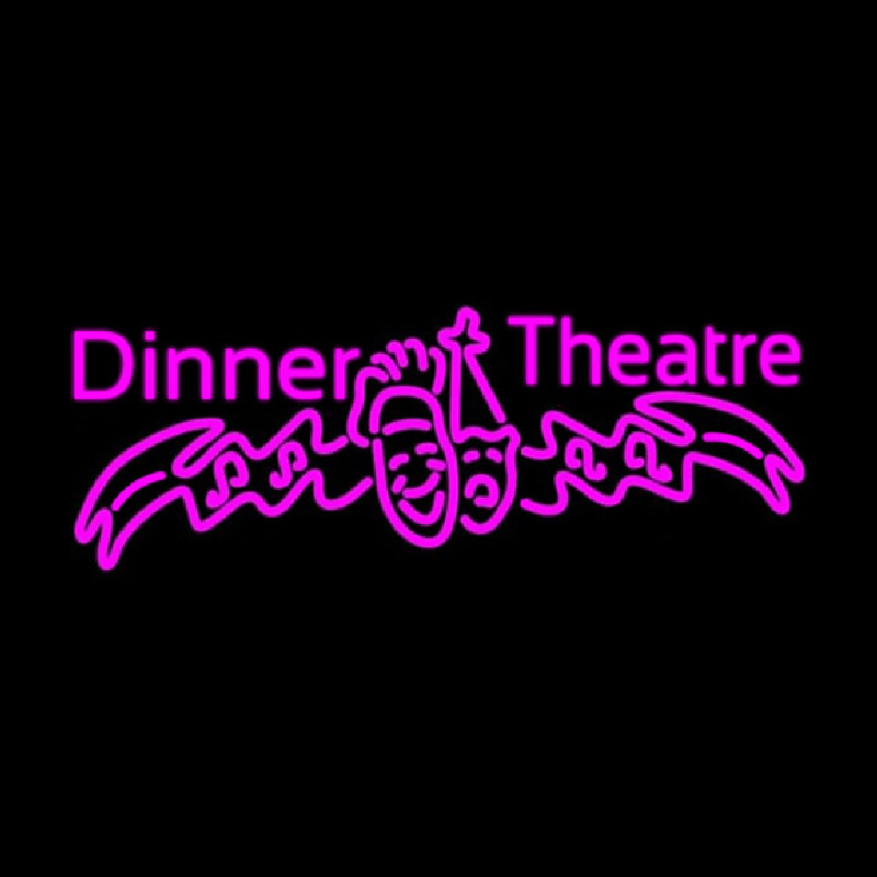 Pink Dinner Theatre Neon Skilt