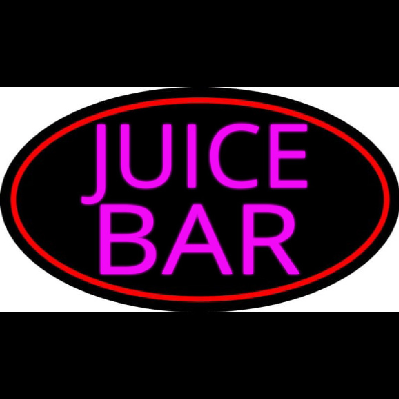 Pink Juice Bar Neon Skilt