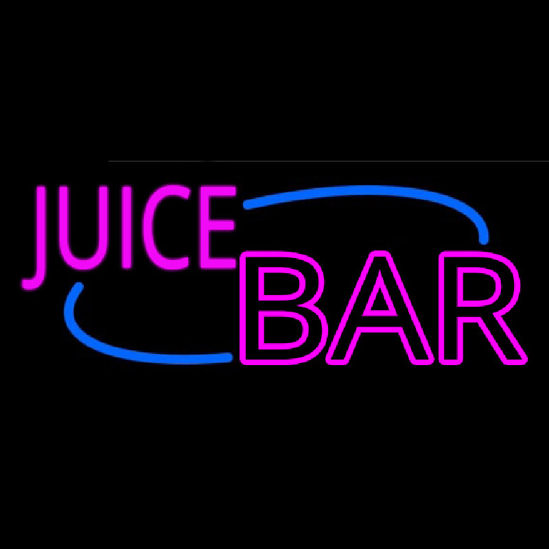 Pink Juice Bar Neon Skilt