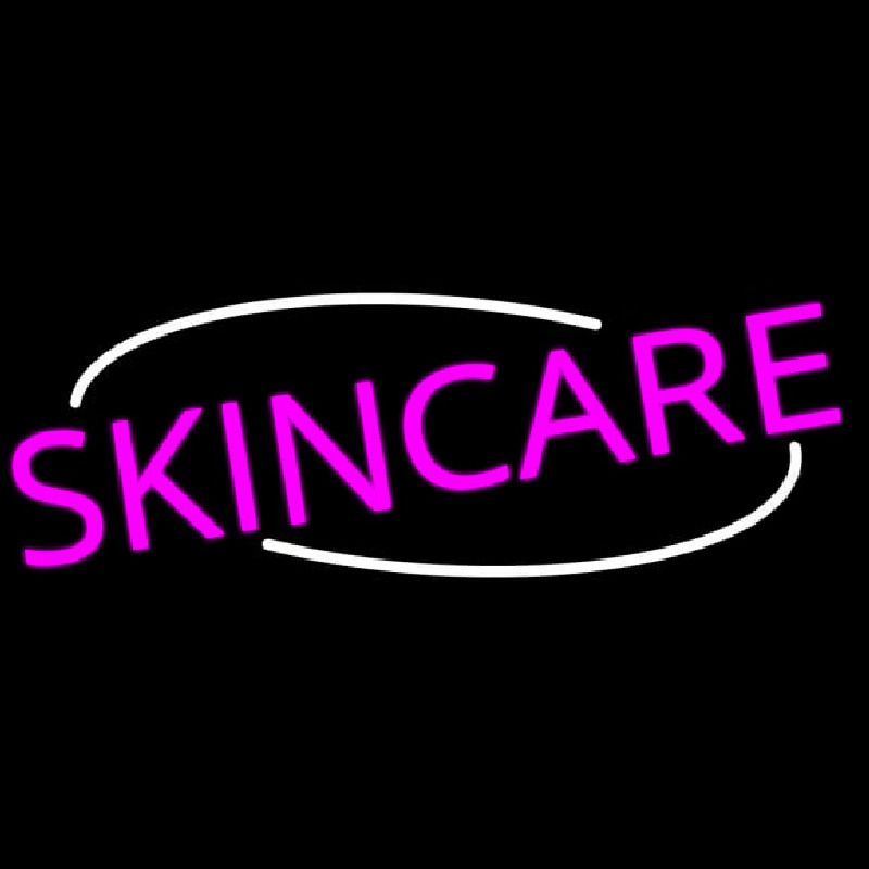 Pink Skin Care Neon Skilt