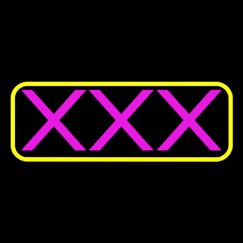 Pink X   Neon Skilt