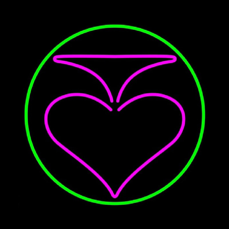 Poker Symbol 1 Neon Skilt