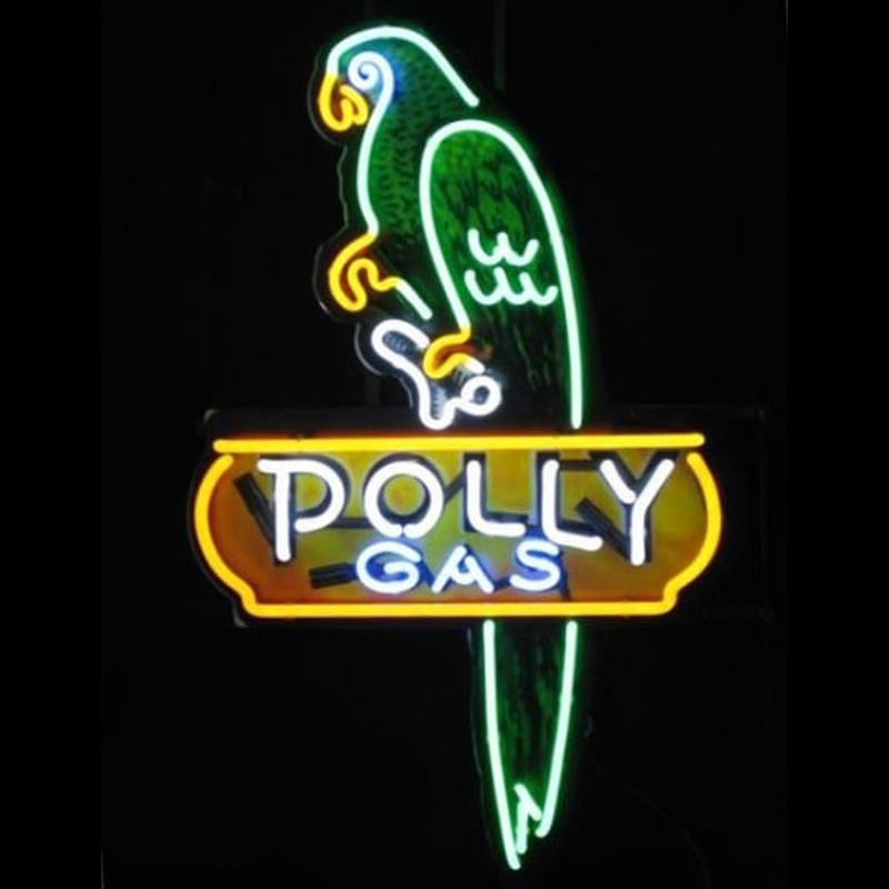 Polly Gas Neon Skilt