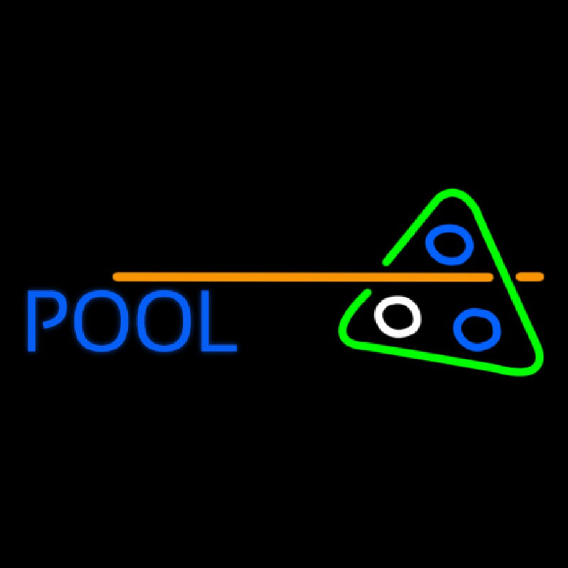 Pool Neon Skilt
