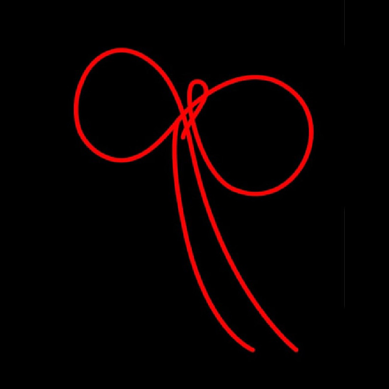 Pow Style Tie Logo Neon Skilt