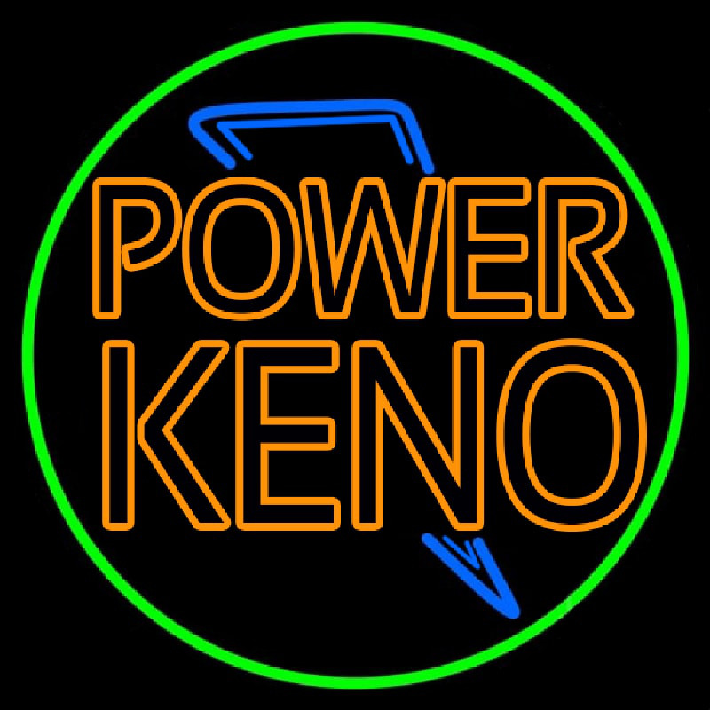 Power Keno 1 Neon Skilt