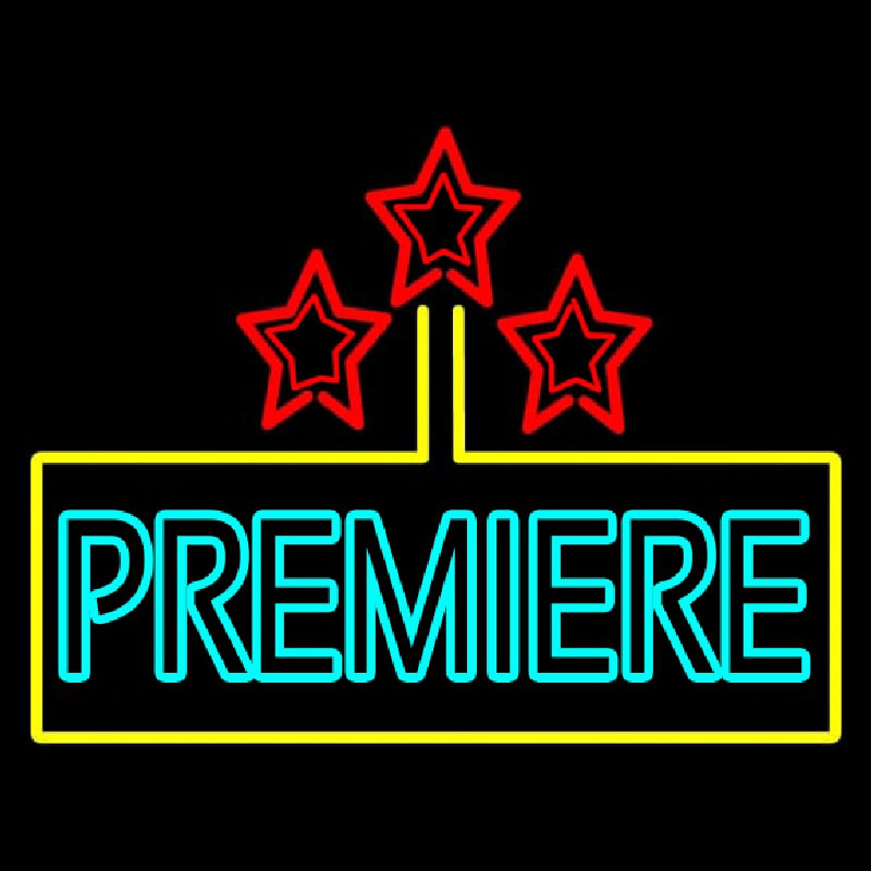 Premiere Dark Neon Skilt
