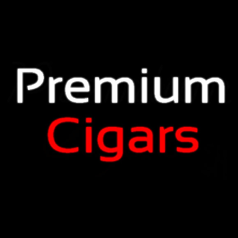 Premium Cigars Neon Skilt