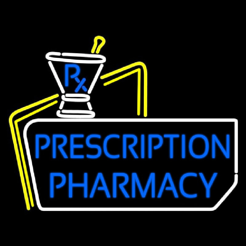 Prescription Pharmacy Neon Skilt