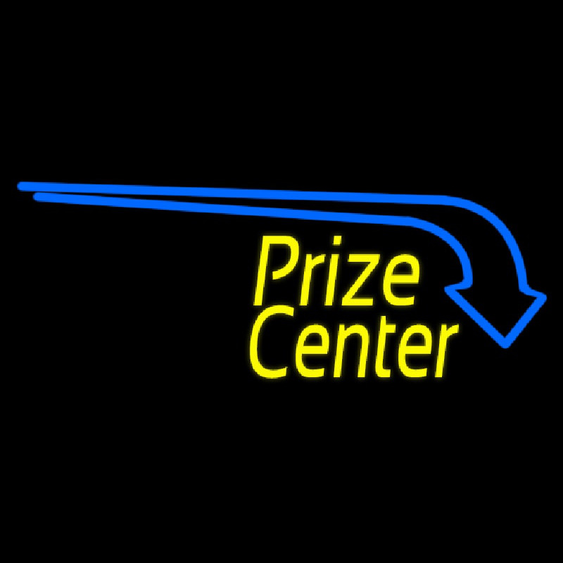 Prize Center Neon Skilt
