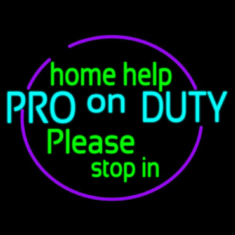 Pro On Duty Neon Skilt