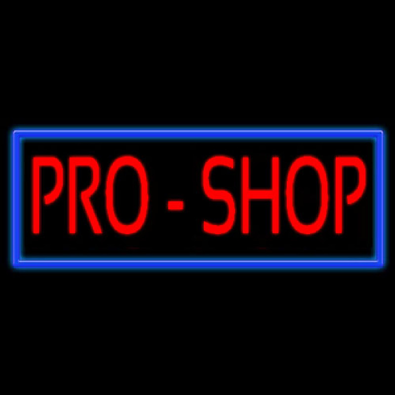 Pro Shop Neon Skilt
