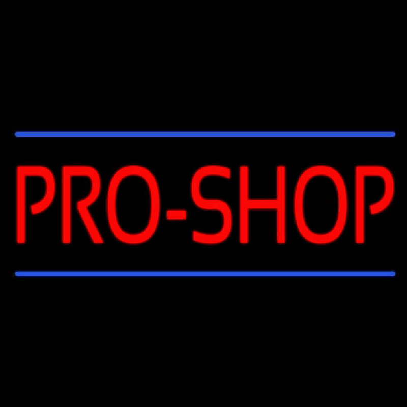 Pro Shop Neon Skilt