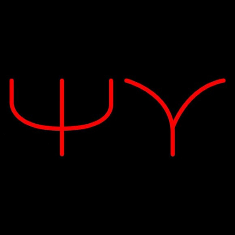 Psi Upsilon Neon Skilt