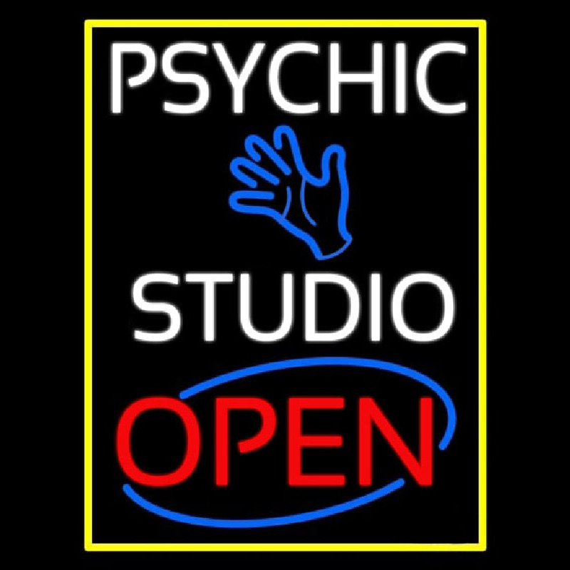 Psychic Studio Open Neon Skilt