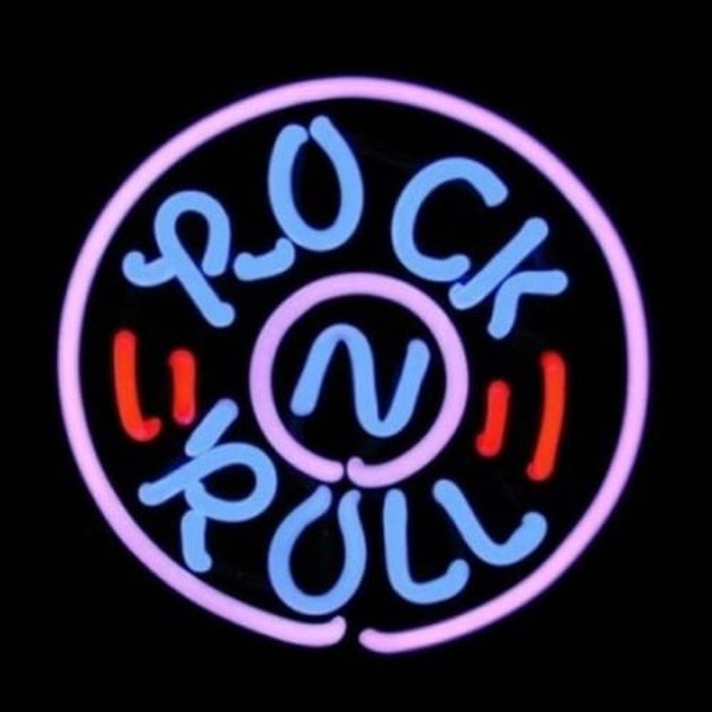 ROCK And N ROLL LIVE MUSIC Party Neon Skilt
