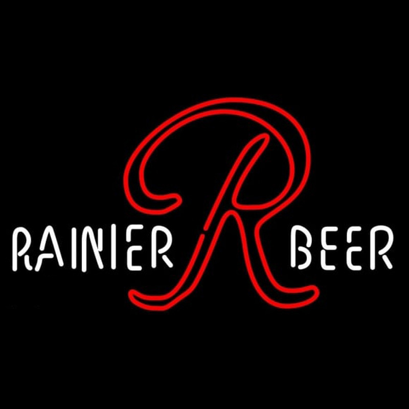 Rainier 1950s 1960s Bar Beer Sign Neon Skilt