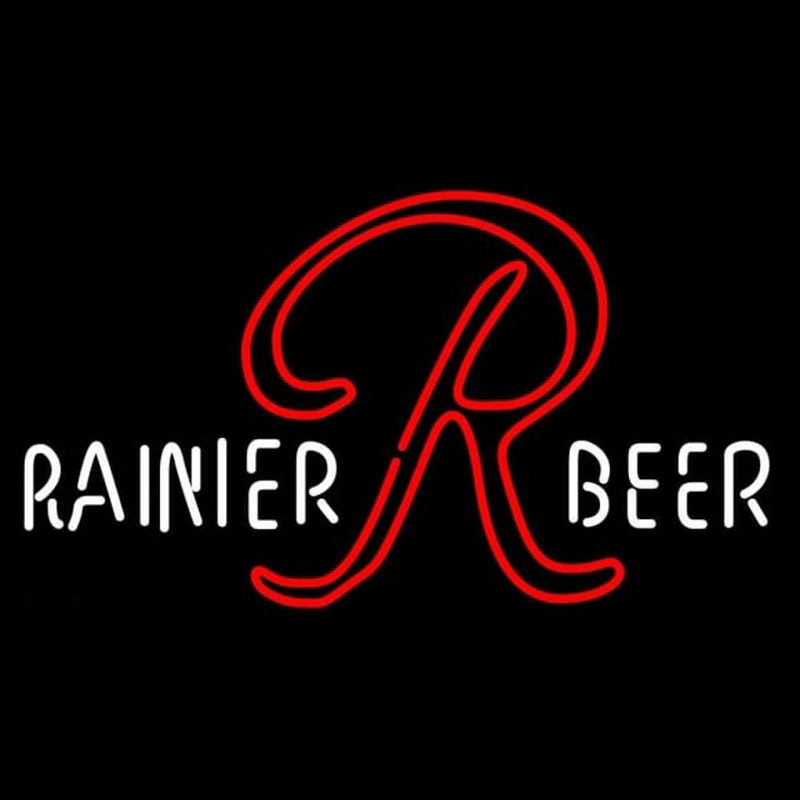 Rainier 1950s 1960s Bar Beer Sign Neon Skilt