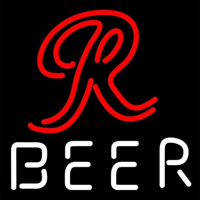 Rainier R Logo Beer Sign Neon Skilt