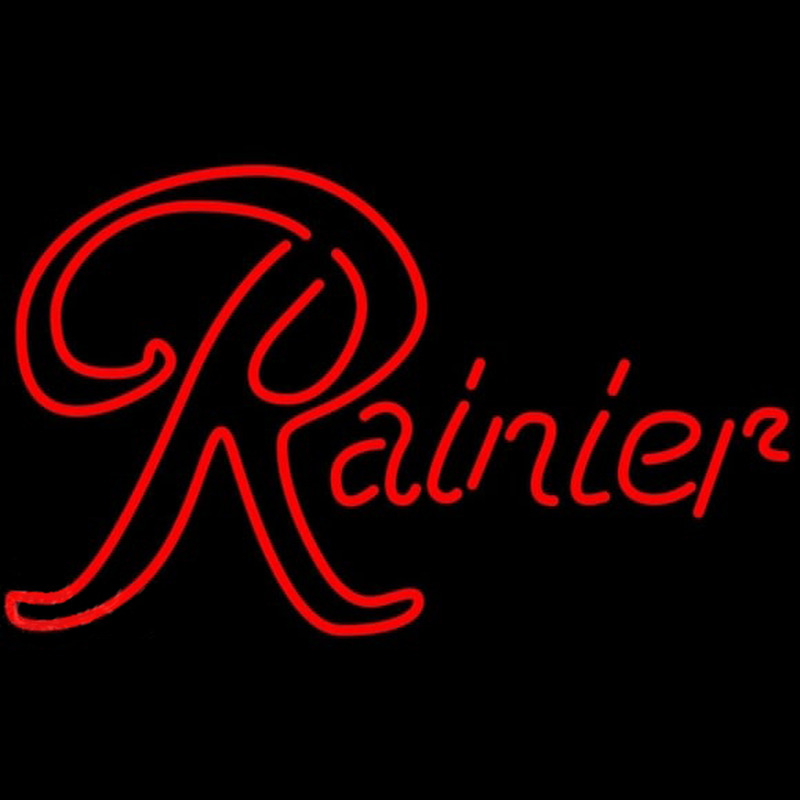 Rainier Red Beer Sign Neon Skilt