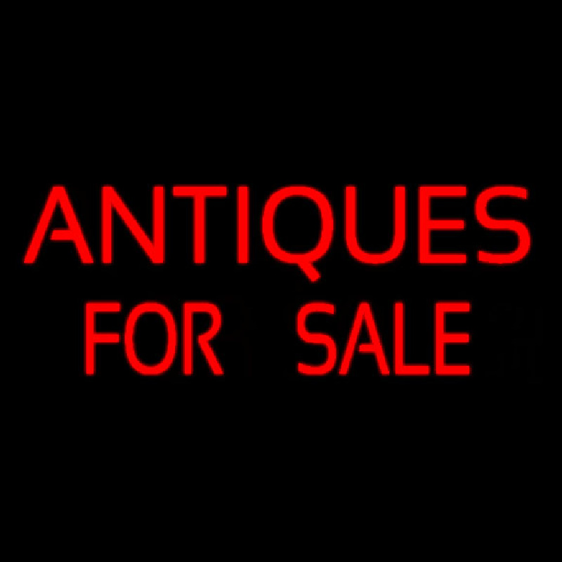 Red Antiques For Sale Neon Skilt