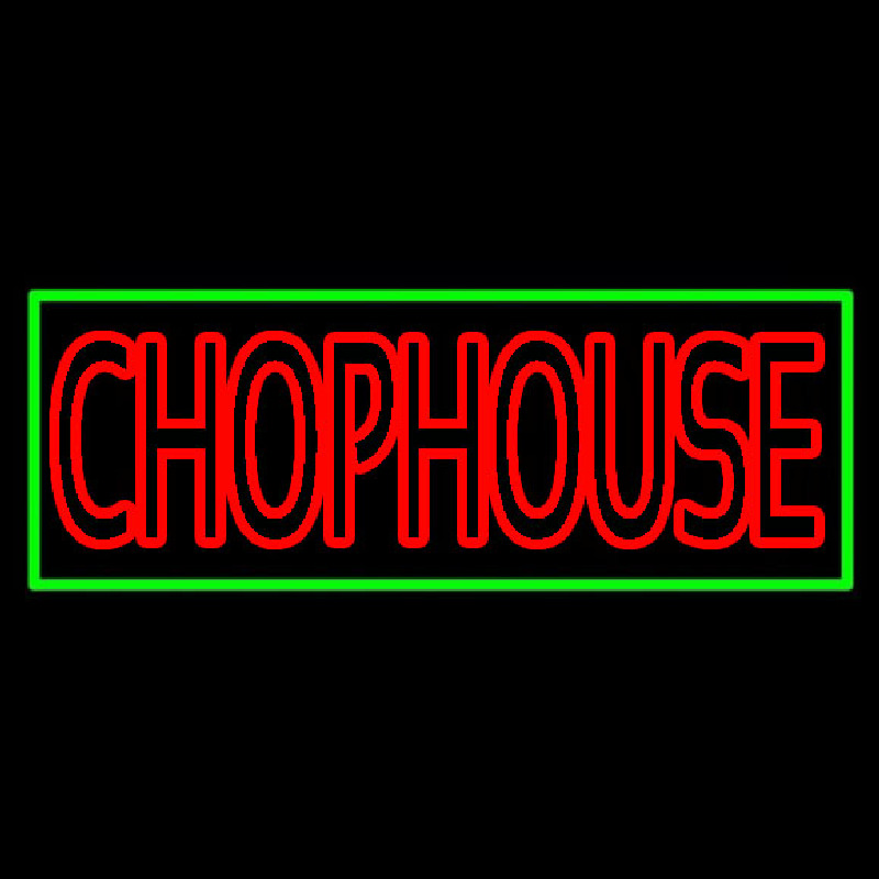 Red Chophouse Neon Skilt