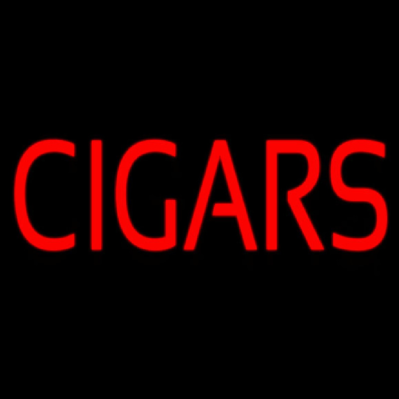 Red Cigars Neon Skilt