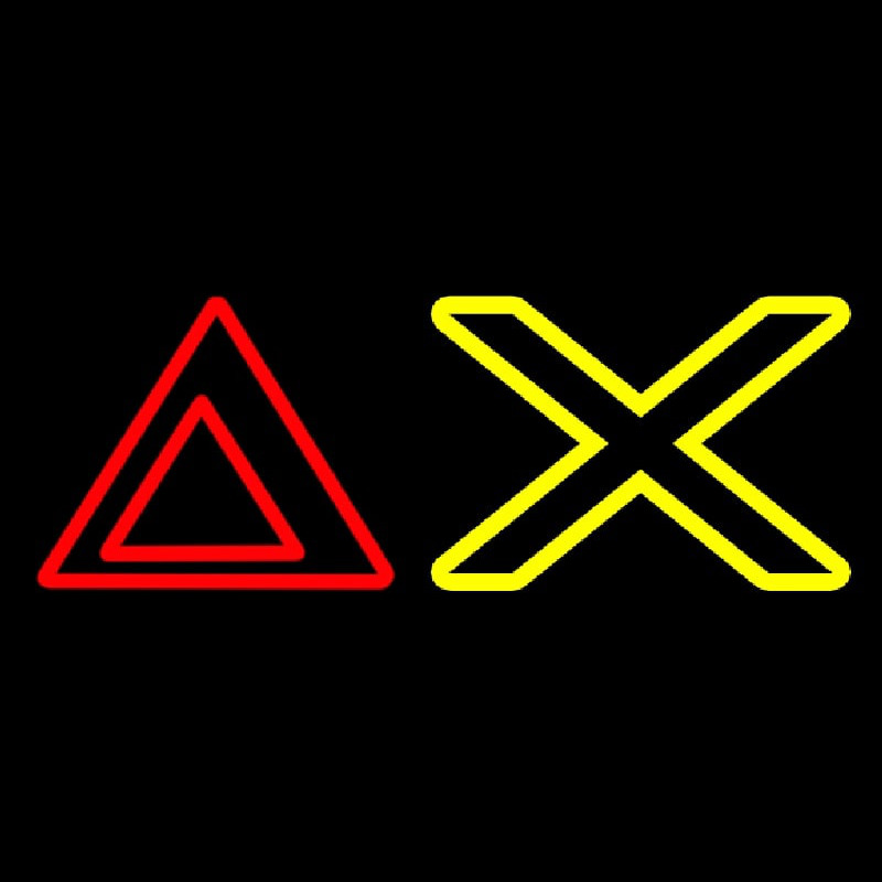 Red Delta Yellow Chi Neon Skilt