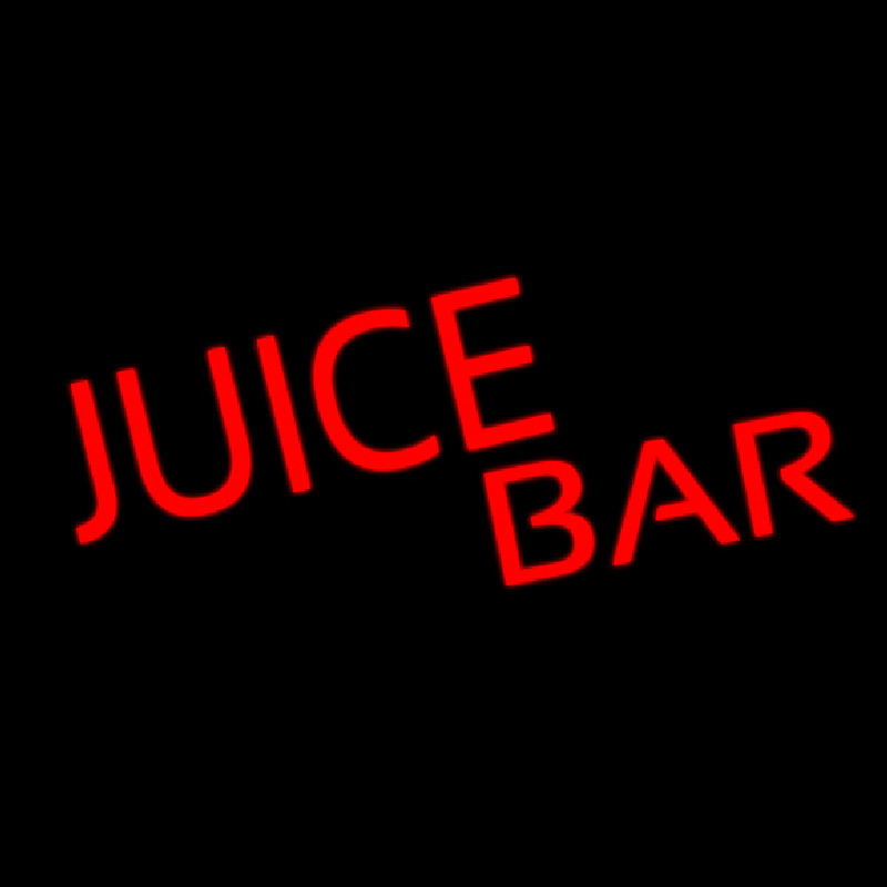 Red Juice Bar Neon Skilt