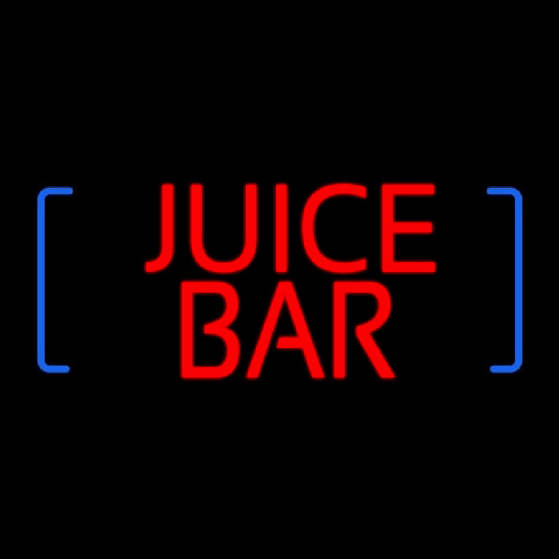 Red Juice Bar Neon Skilt