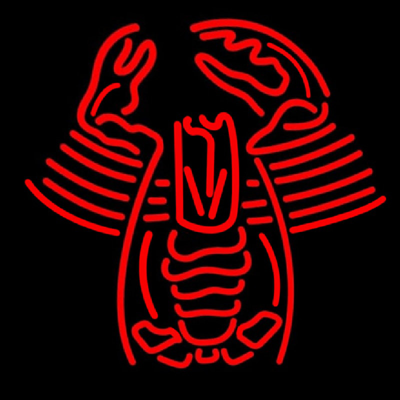 Red Lobster Logo Neon Skilt