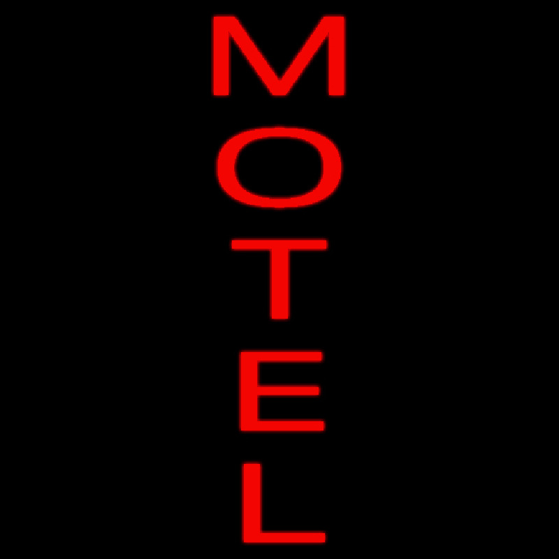 Red Motel Neon Skilt