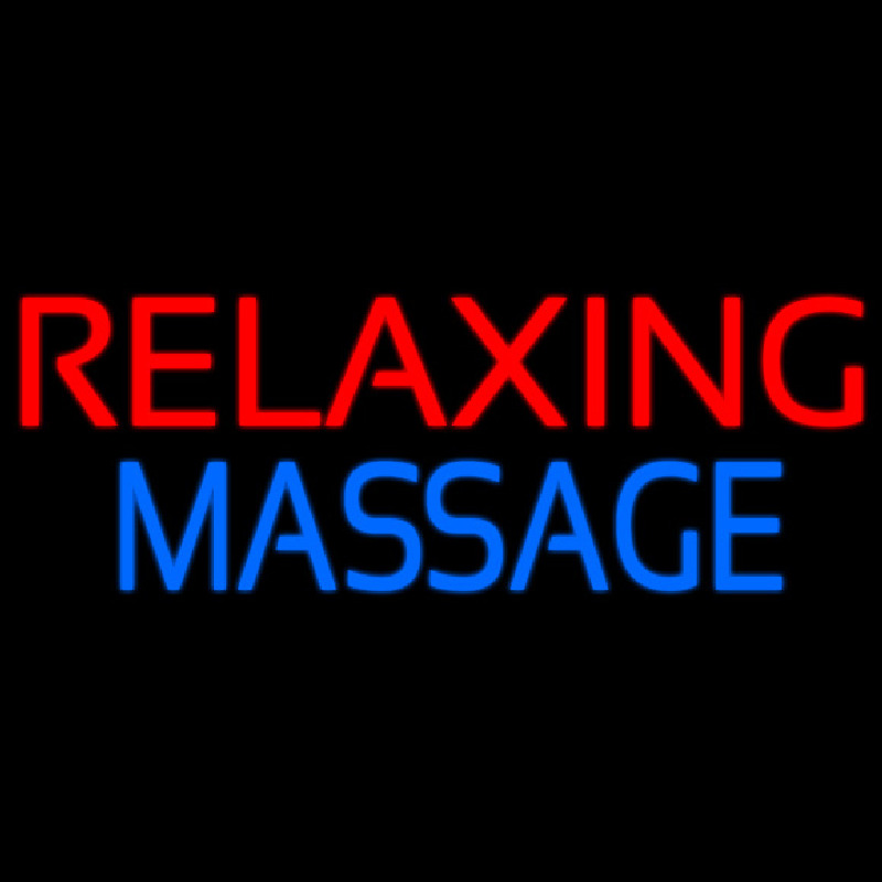 Rela ing Massage Neon Skilt