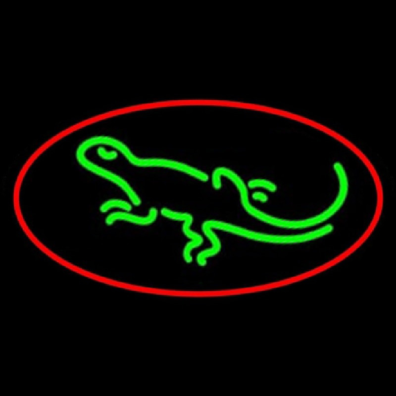 Reptile Logo Neon Skilt