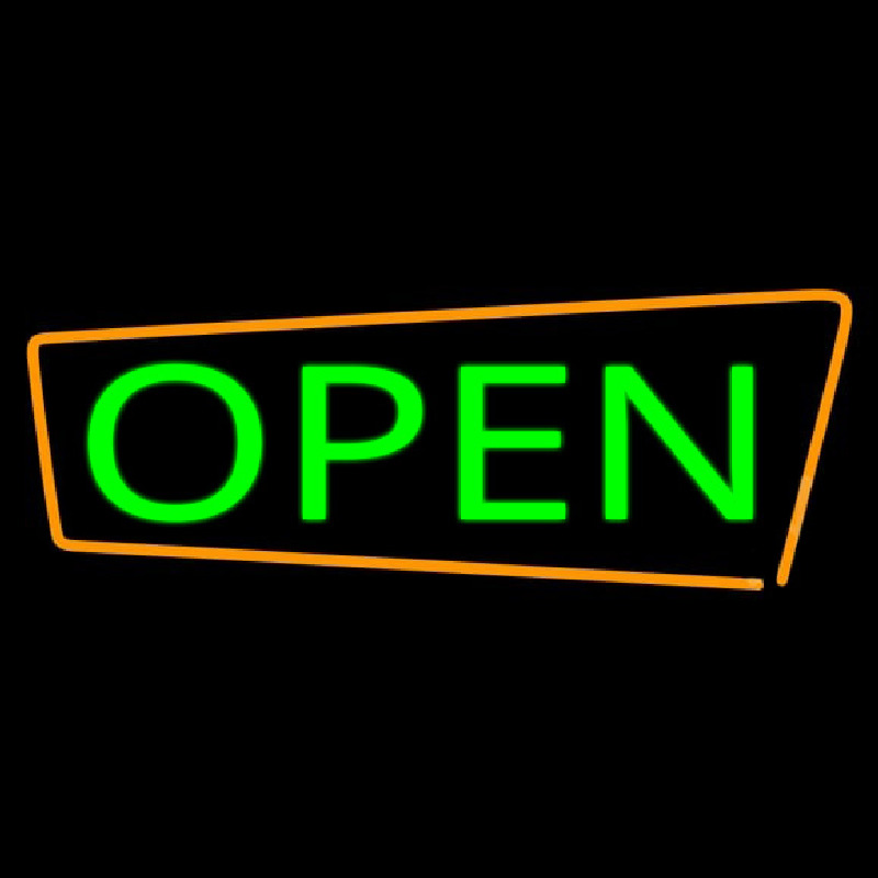 Retro Style Open Neon Skilt