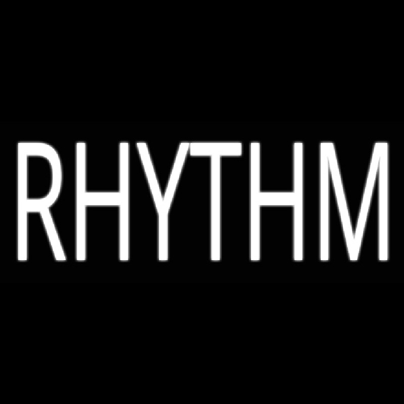 Rhythm Neon Skilt