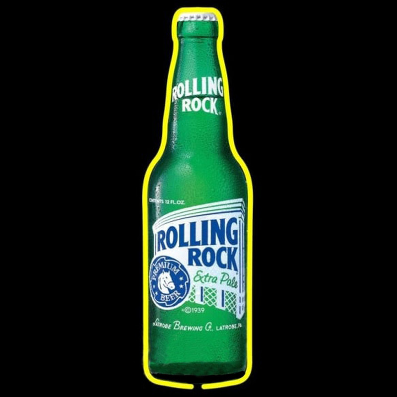 Rolling Rock Cincy Beer Sign Neon Skilt