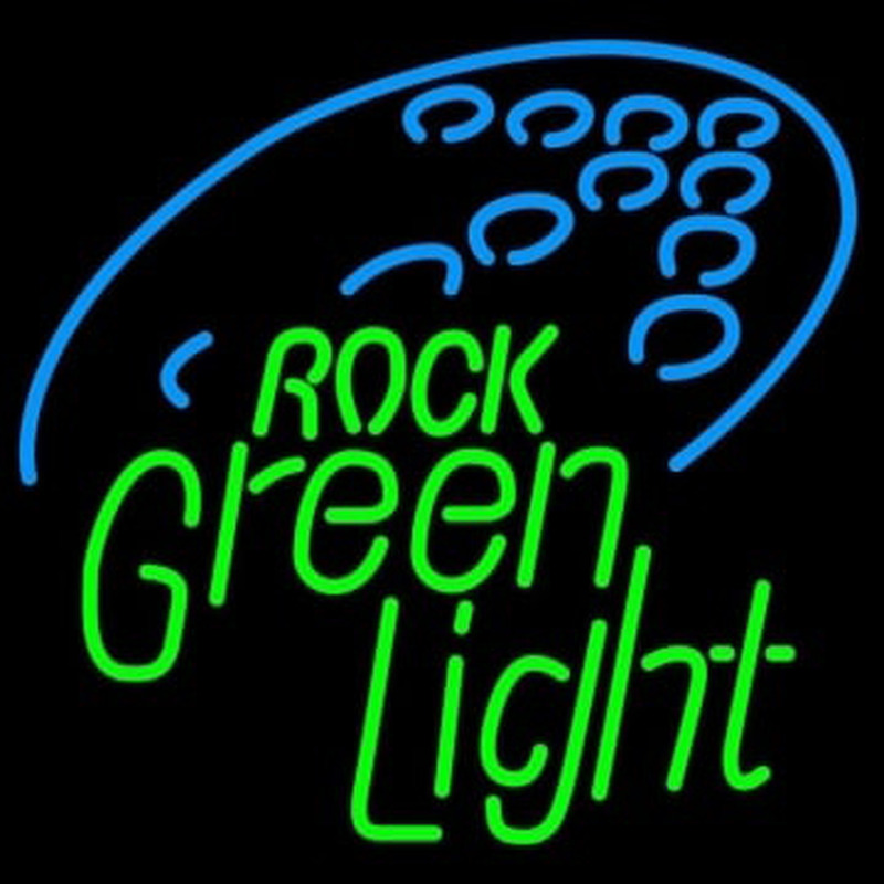Rolling Rock Green Light Neon Skilt