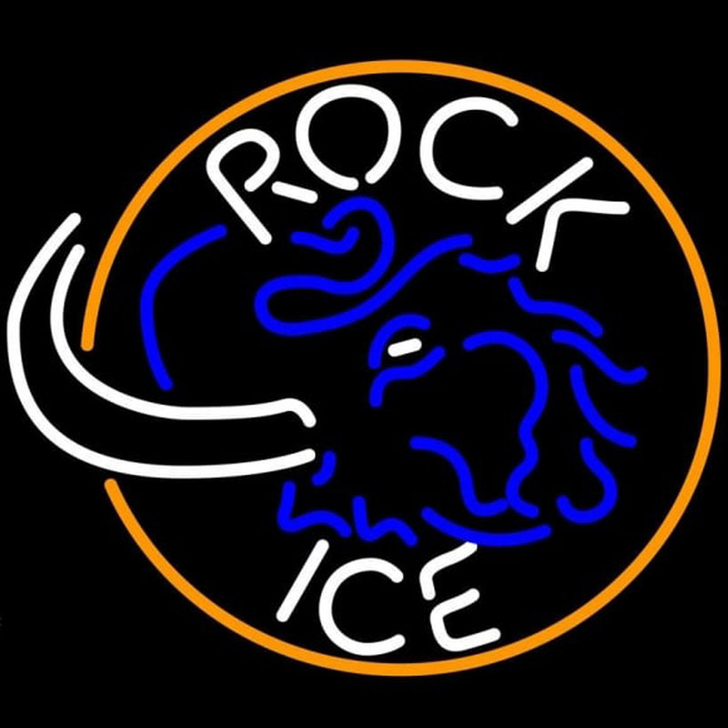 Rolling Rock Ice Elephant Beer Sign Neon Skilt