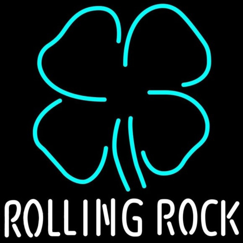 Rolling Tock Clover Beer Sign Neon Skilt