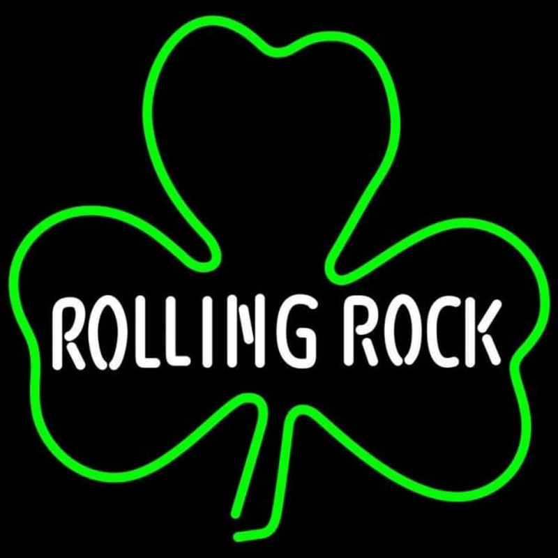 Rolling Tockgreen Clover Beer Sign Neon Skilt