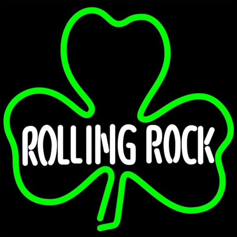 Rolling Tockgreen Clover Beer Sign Neon Skilt