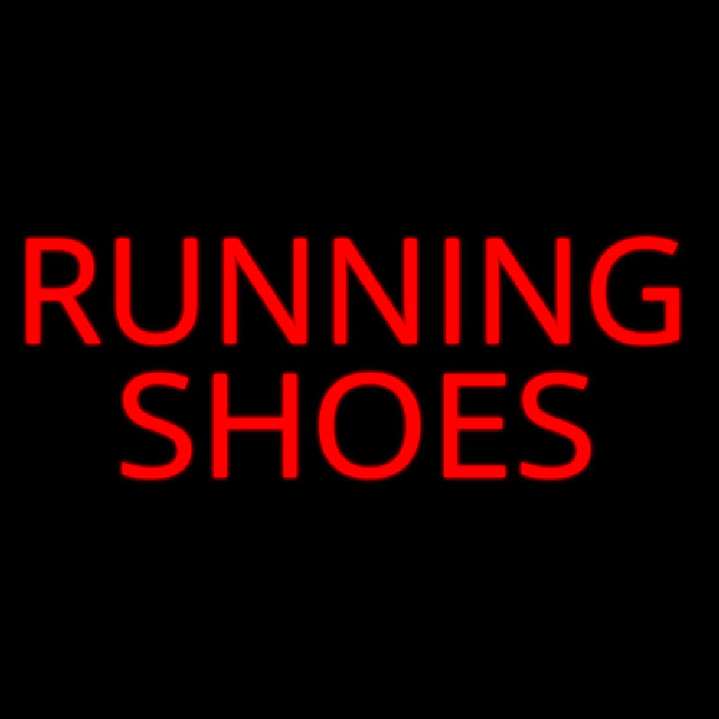 Running Shoes Neon Skilt