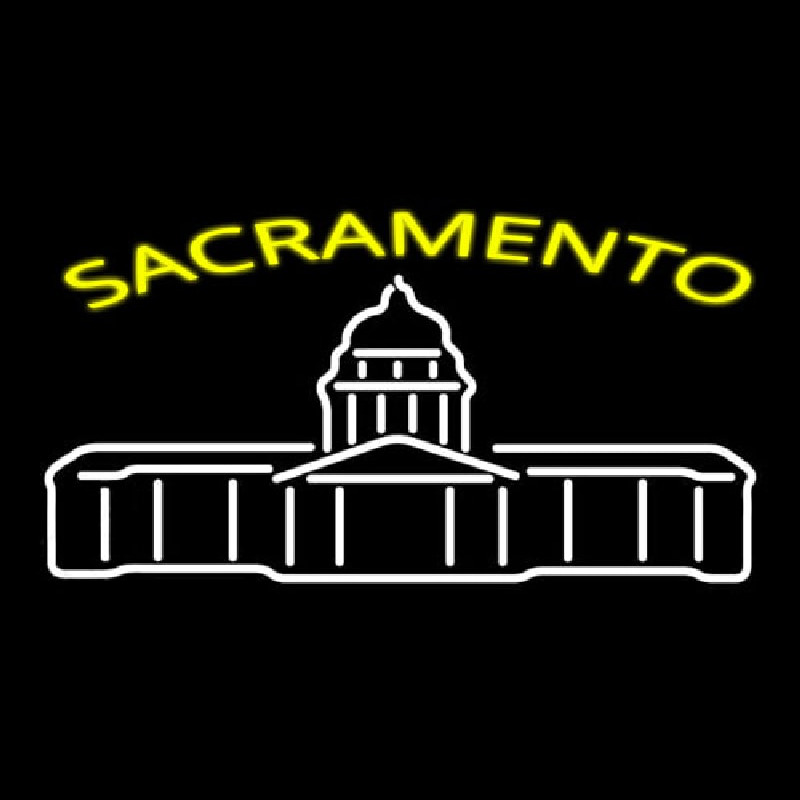 Sacramento House Neon Skilt