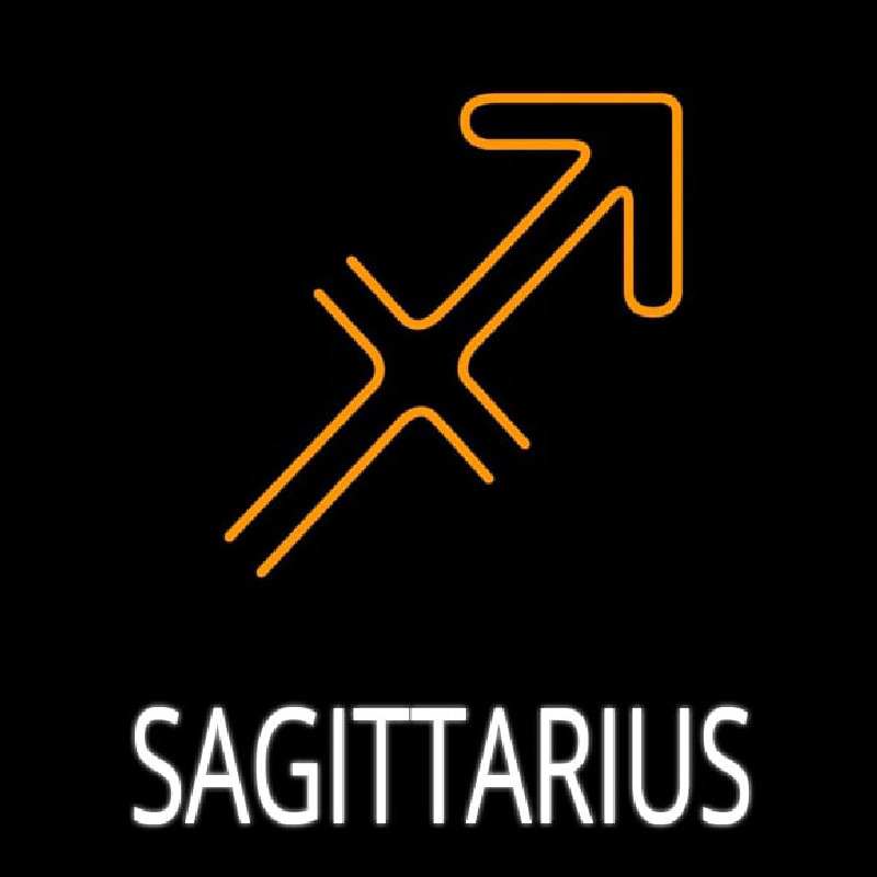 Sagittarius Logo Neon Skilt