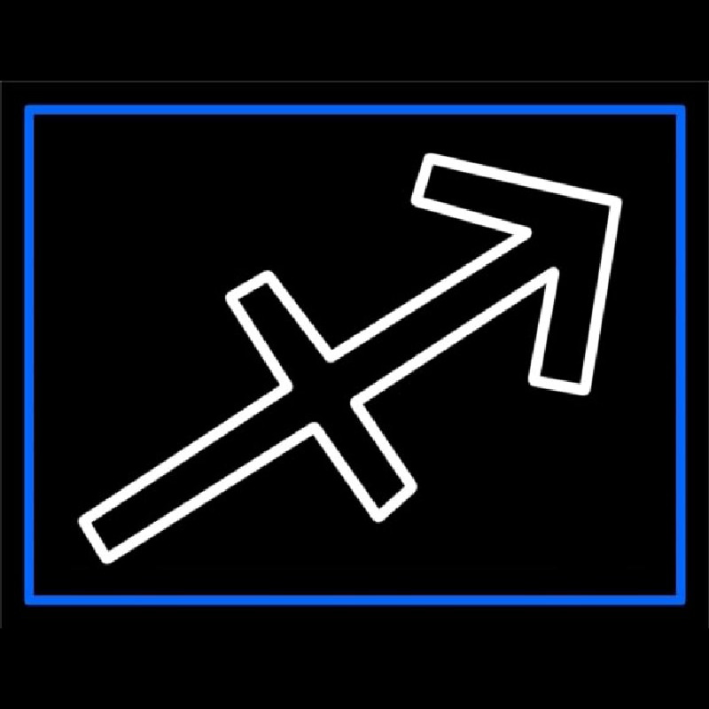 Sagittarius Zodiac Neon Skilt