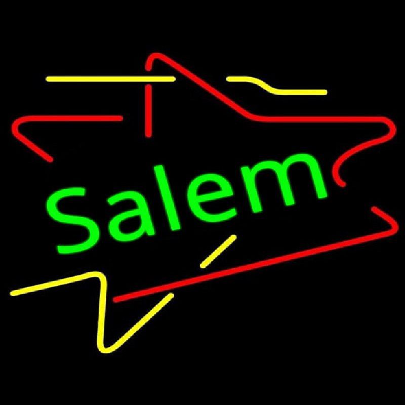 Salem Triangles Neon Skilt