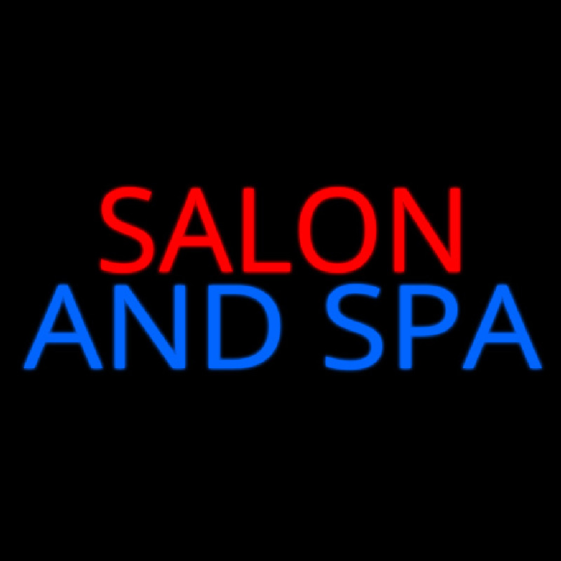 Salon And Spa Neon Skilt