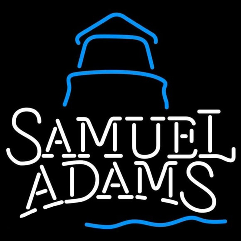 Samual Adams Day Lighthouse Beer Sign Neon Skilt